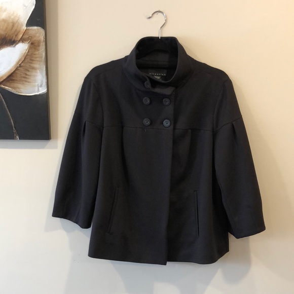3/4 sleeve black Bolero style jacket - Picture 1 of 5